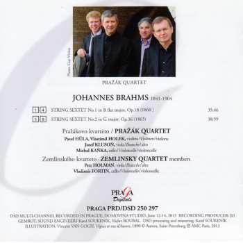 SACD Johannes Brahms: String Sextet No. 1 In B Flat, Op. 18 - String Sextet No. 2 In G, Op. 36