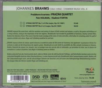 SACD Johannes Brahms: String Sextet No. 1 In B Flat, Op. 18 - String Sextet No. 2 In G, Op. 36 372870