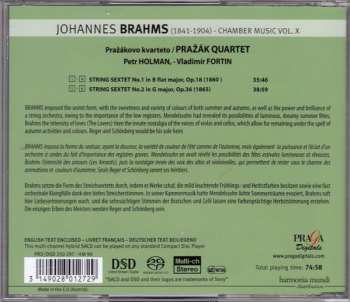 SACD Johannes Brahms: String Sextet No. 1 In B Flat, Op. 18 - String Sextet No. 2 In G, Op. 36
