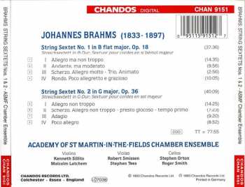 CD Johannes Brahms: String Sextets 298213