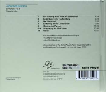 CD Johannes Brahms: Symphony 3 244278