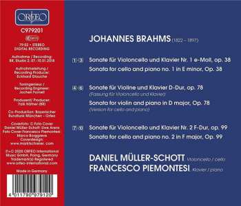 CD Johannes Brahms: The Cello Sonatas 434319