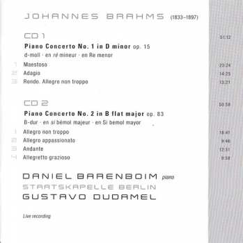 2CD Johannes Brahms: The Piano Concertos 323154