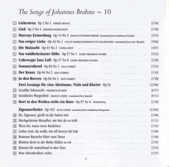 CD Johannes Brahms: The Songs Of Brahms ~ 10 284669