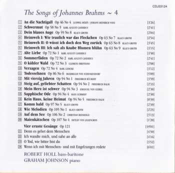 CD Johannes Brahms: The Songs Of Brahms ~ 4 147457