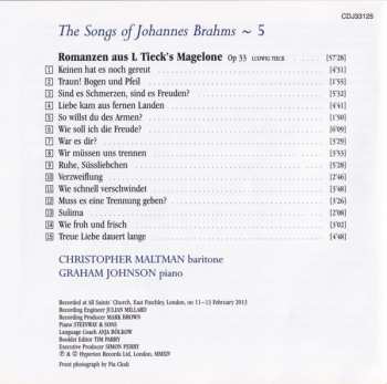 CD Johannes Brahms: The Songs Of Brahms ~ 5 234971