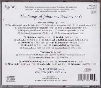 CD Johannes Brahms: The Songs Of Brahms ~ 6 236861