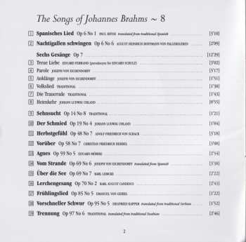CD Johannes Brahms: The Songs Of Brahms ~ 8 340825