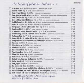 CD Johannes Brahms: The Songs Of Johannes Brahms ~ 1 340736