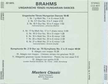 CD Johannes Brahms: Ungarische Tänze = Hungarian Dances / Symphonie Nr. 2 = Symphony No. 2 420978