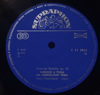 LP Johannes Brahms: Variace Pro Klavír 479434
