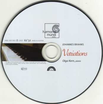 CD Johannes Brahms: Variations Op.21, Op.24, Op.35 290297