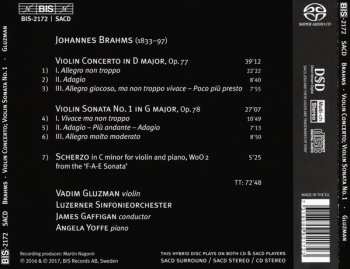 SACD Johannes Brahms: Violin Concerto & Sonata No. 1 117122