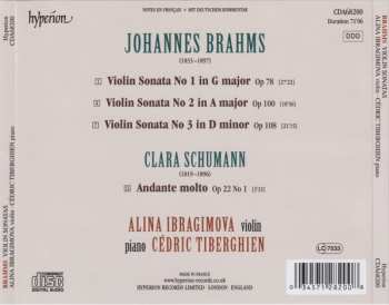 CD Johannes Brahms: Violin Sonatas 190919