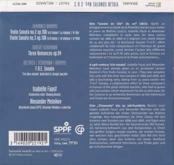 CD Johannes Brahms: Violin Sonatas Op. 100 & 108 / F.A.E. Sonata 95679