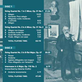 2CD Johannes Brahms: String Quartets