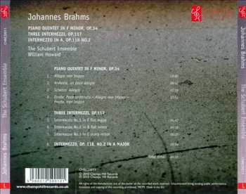 CD Johannes Brahms: Piano Quintet; Intermezzi 432122