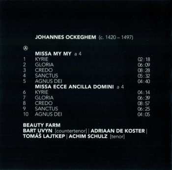 2CD Johannes Ockeghem: Masses 2 LTD 338105