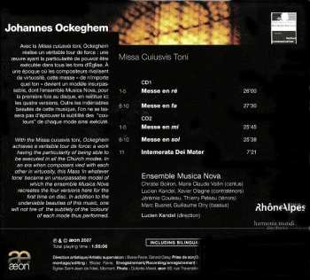 2CD Johannes Ockeghem: Missa Cuiusvis Toni 343482