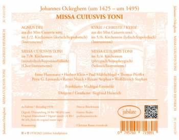 CD Johannes Ockeghem: Missa Cuiusvis toni 189455