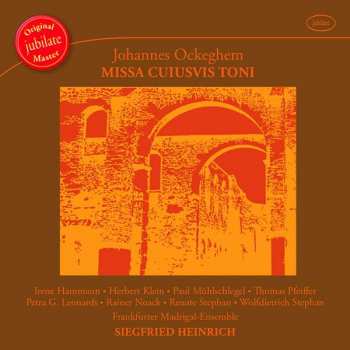 Album Johannes Ockeghem: Missa Cuiusvis toni