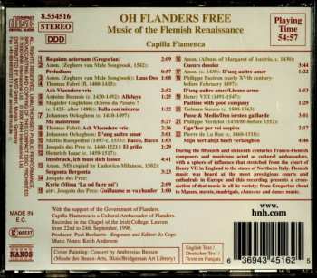 CD Johannes Ockeghem: Oh Flanders Free Music Of The Flemish Renaissance 322841