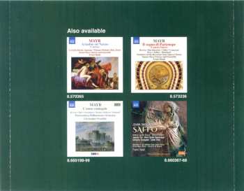 CD Johannes Simon Mayr: Overtures 302134