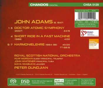 SACD John Adams: Harmonielehre / Doctor Atomic Symphony / Short Ride In A Fast Machine 123464