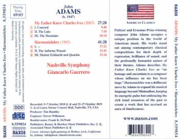 CD John Adams: My Father Knew Charles Ives • Harmonielehre 182974