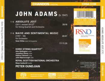 SACD John Adams: Naive And Sentimental Music / Absolute Jest 316827