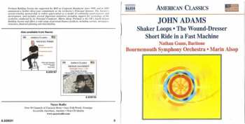 CD John Adams: Shaker Loops • Short Ride In A Fast Machine • The Wound Dresser • Berceuse Élégiaque 121974