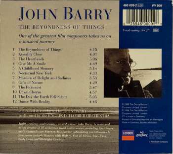 CD John Barry: The Beyondness Of Things 426796