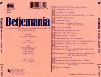 CD John Betjeman: Betjemania - Original London Cast