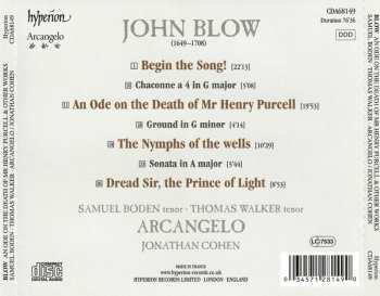 CD John Blow: An Ode On The Death Of Mr Henry Purcell 318808