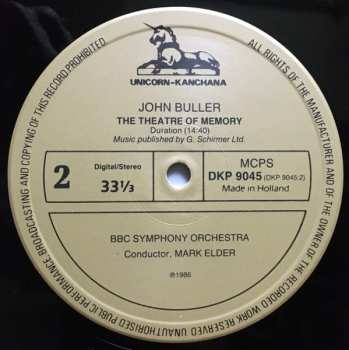 LP John Buller: The Theatre Of Memory 432949