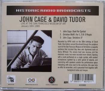 CD John Cage: Live At The San Francisco Museum Of Art (January 16th 1965) 473734
