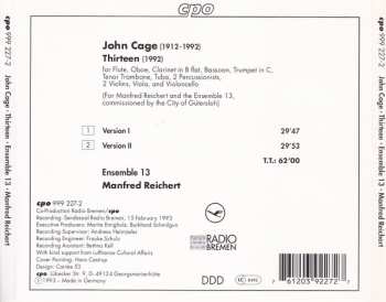 CD John Cage: Thirteen 118440