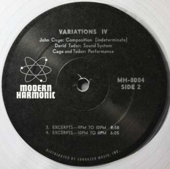 LP John Cage: Variations IV CLR 78696