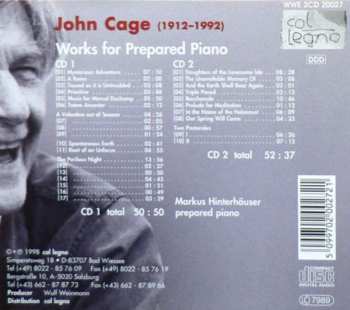 2CD John Cage: Works For Prepared Piano 331582