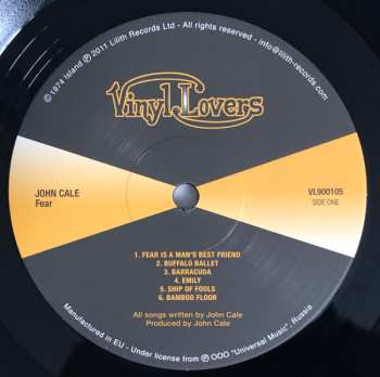LP John Cale: Fear