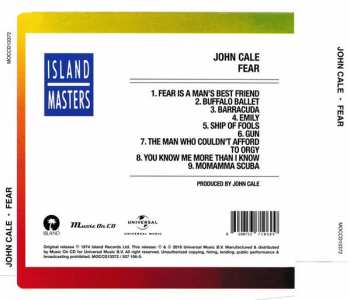 CD John Cale: Fear