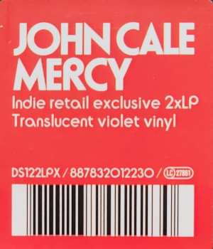 2LP John Cale: Mercy LTD | CLR 406959