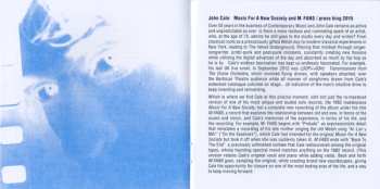 2CD John Cale: Music For A New Society / M:FANS 466334