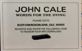 LP John Cale: Words For The Dying CLR | LTD 467228