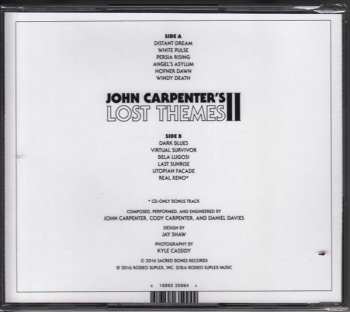 CD John Carpenter: Lost Themes II 192885