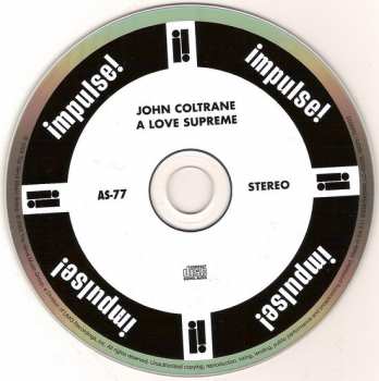 CD John Coltrane: A Love Supreme DIGI