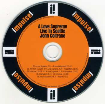 CD John Coltrane: A Love Supreme: Live In Seattle 384903
