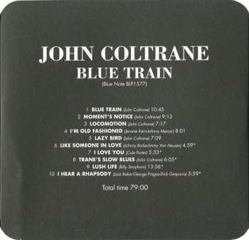 CD John Coltrane: Blue Train LTD 96798