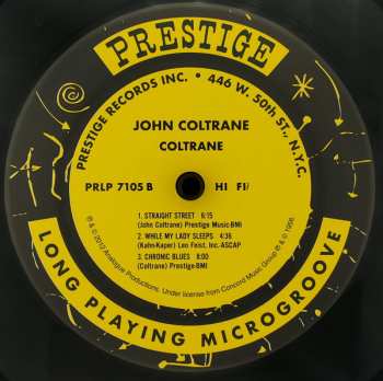 LP John Coltrane: Coltrane LTD 425145