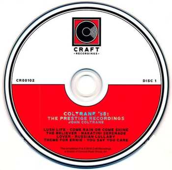 5CD/Box Set John Coltrane: Coltrane '58: The Prestige Recordings